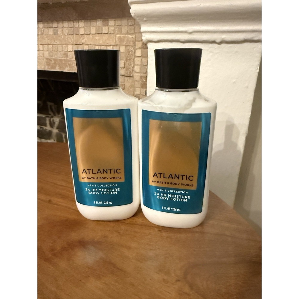 (2) Bath & Body Works Men's Collection Atlantic Body Lotion ~ New ~